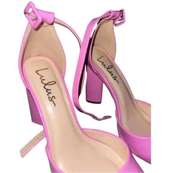 Pink Lulus Heels🎀🫶🏽 - Picture 2 of 4